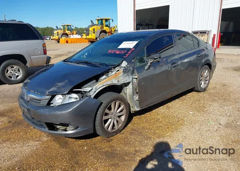 2012 Honda Civic Ex z USA, uszkodzony, nr VIN 2HGFB2F87CH591488